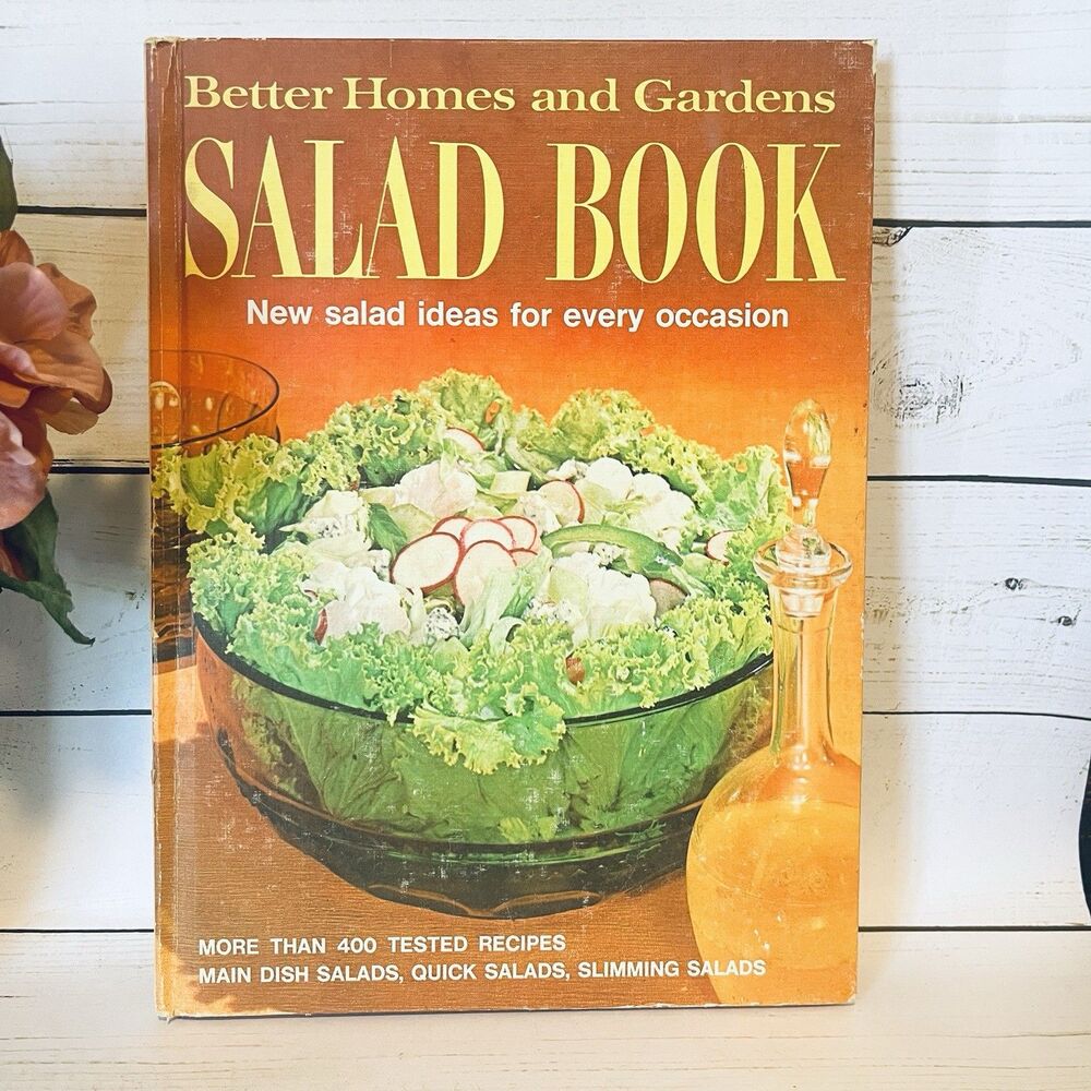 Better Homes And Gardens Salad Hardcover Cookbook Vintage 1969 3rd Printing 1970